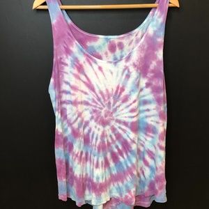 Tie Dye Tunic Tank Top